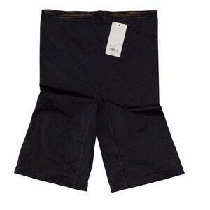 Nearly Nude Spandex High-Waisted Black Shorts with Stretchy Fabric NWT